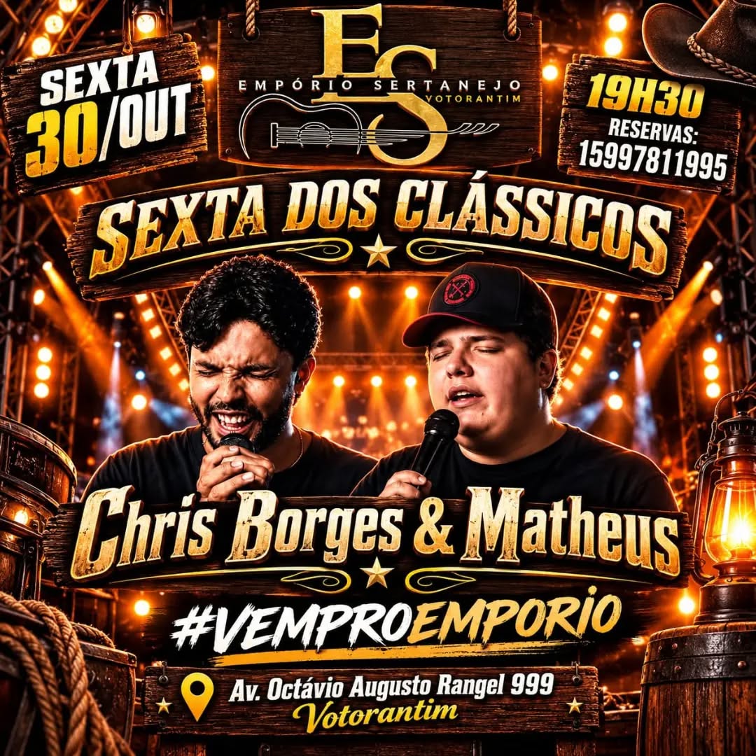 Sexta dos Clássicos com Chris Borges & Matheus