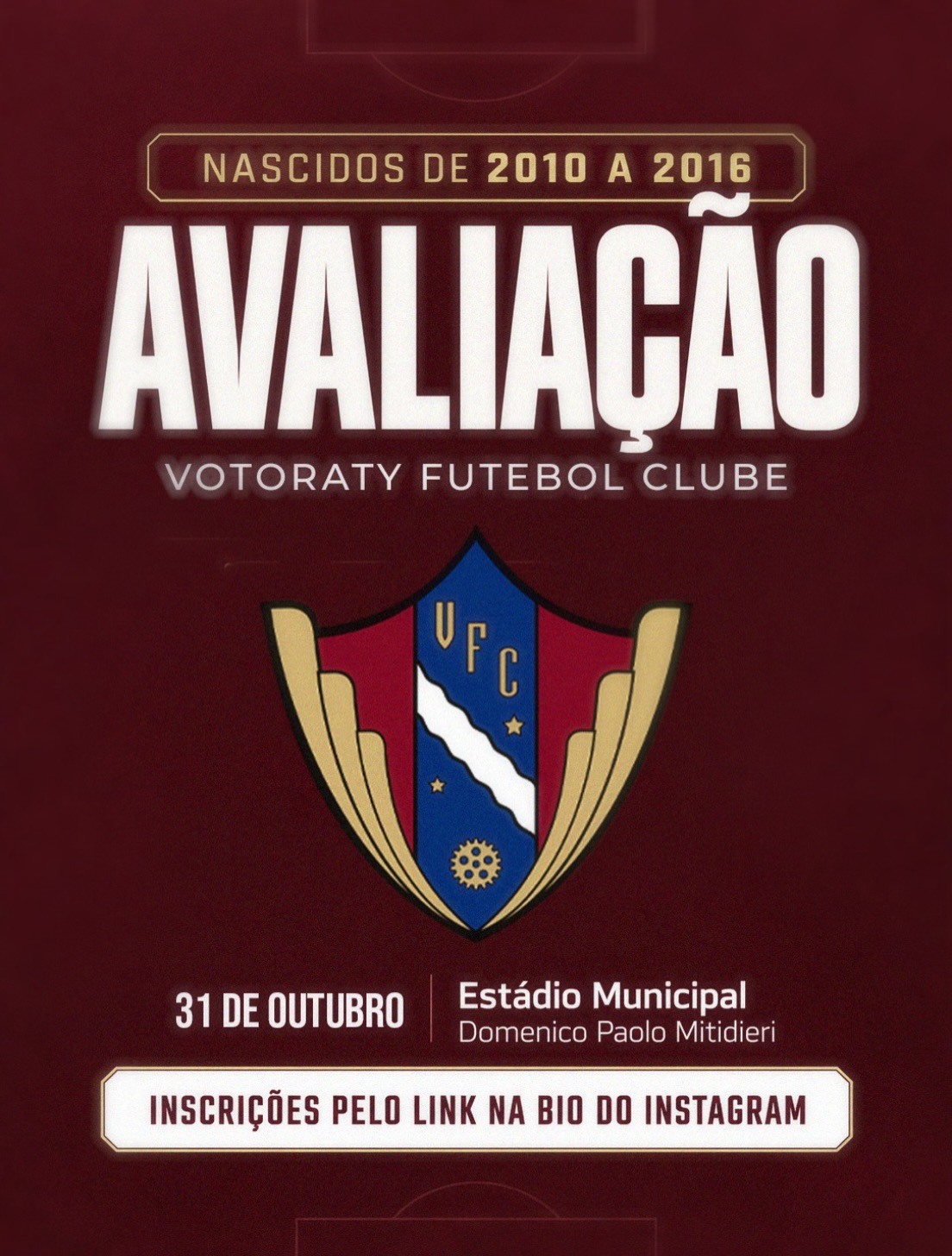 Avaliação de Atletas Votoraty Futebol Clube