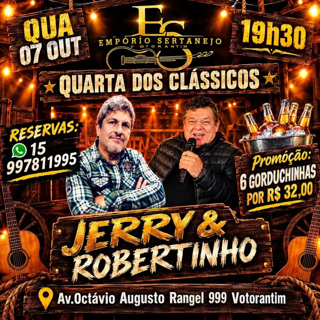 Quarta dos Clássicos com Jerry & Robertinho