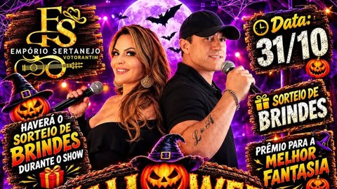 Halloween Sertanejo com Luanah e Alex