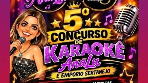 5º Concurso de Karaokê Ana Lu
