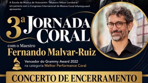 Concerto de Encerramento da 3ª Jornada Coral Internacional