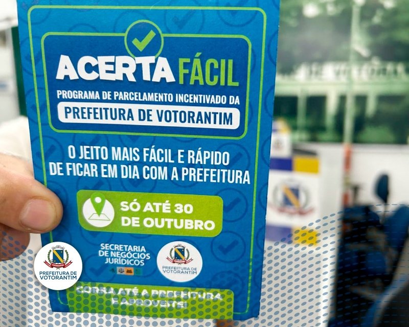 Acerta Fácil registra mais de 500 parcelamentos nos primeiros 15 dias de programa