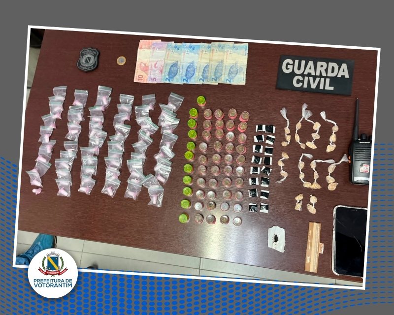 GCM apreende adolescente suspeito de tráfico de drogas