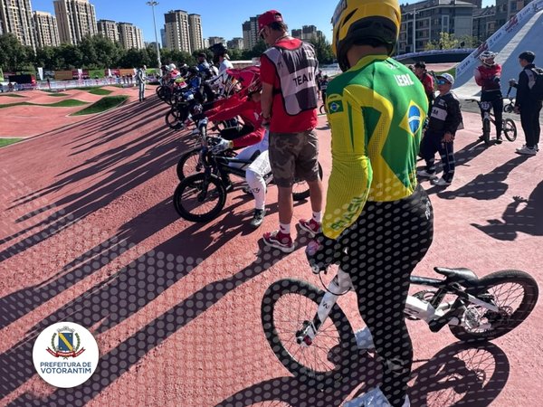 Copa do Mundo de BMX leva representantes de Votorantim à China