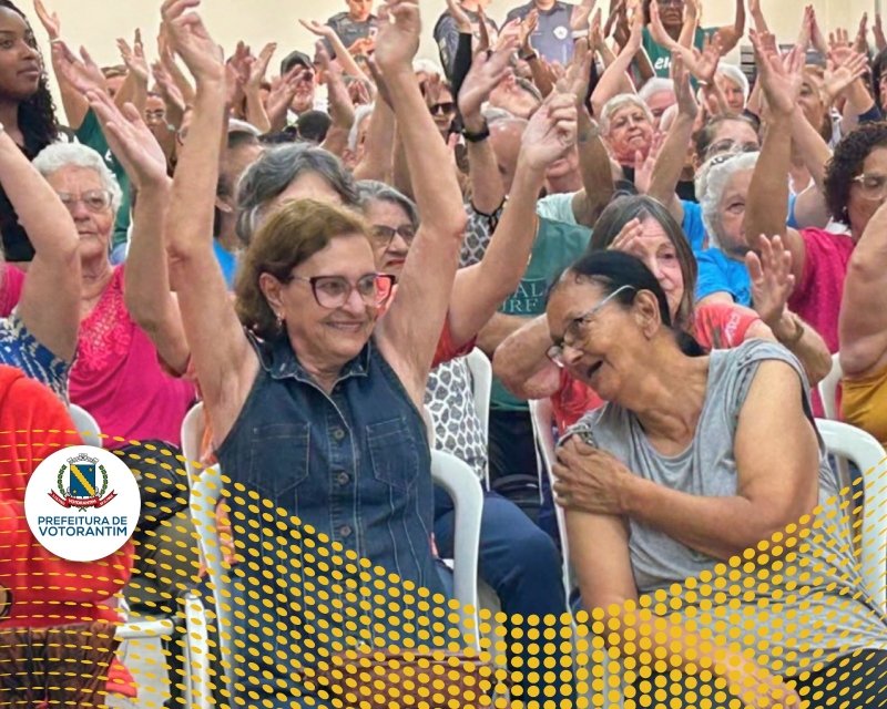 Encontro celebra o mês da pessoa idosa em Votorantim