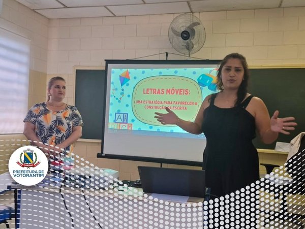 Professoras do sistema municipal apresentam boas práticas de alfabetização e educação matemática