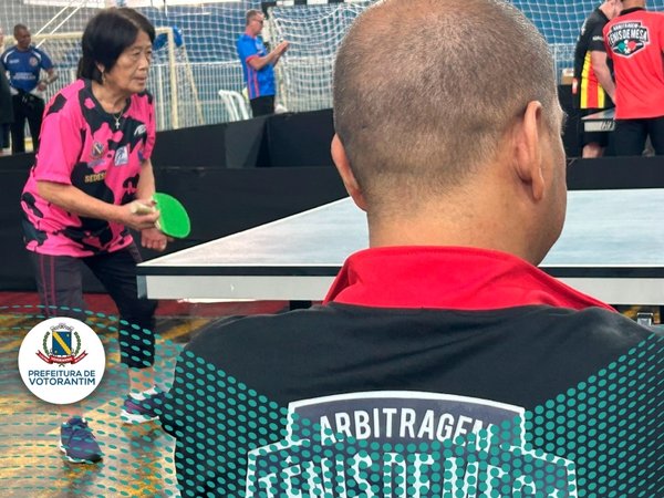 Votorantim recebe competição de tênis de mesa dos Jogos da Melhor Idade