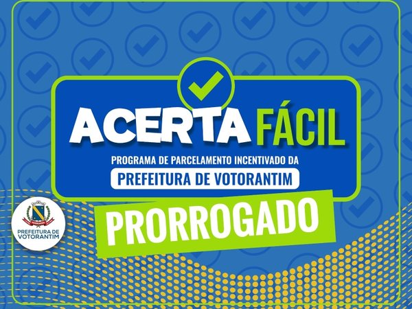 Prefeitura prorroga parcelamento de impostos até 11 de dezembro